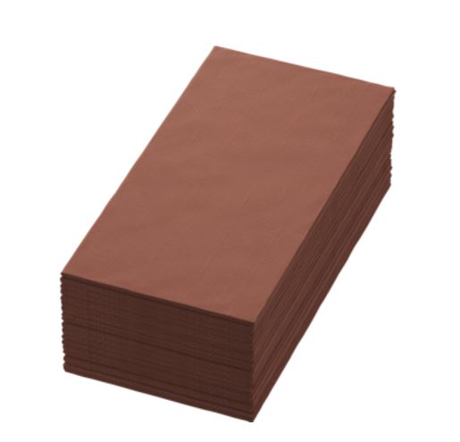 Serviet 1/8-fold DuniSoft Airlaid 40x40cm Chestnut,60 stk/pk