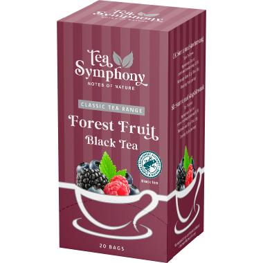 Te Sort Tea Symphony Forest Fruit Black Tea 20 breve Skovbær,6 pk x 20 stk/krt