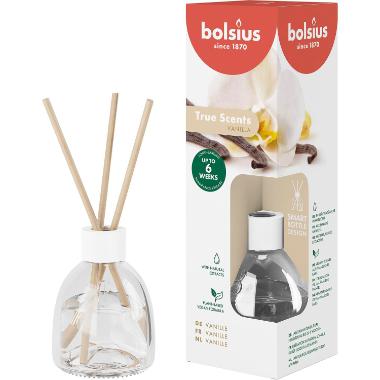 Diffuser Bolsius Vanilje 60ml med duftepinde,6 stk/krt