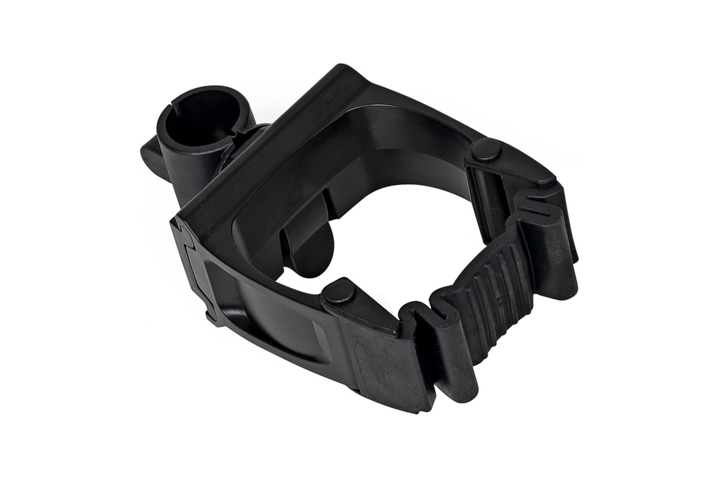 Skafteholder Toolflex 15-35mm med bagside og rørfix 22mm sort,1 stk