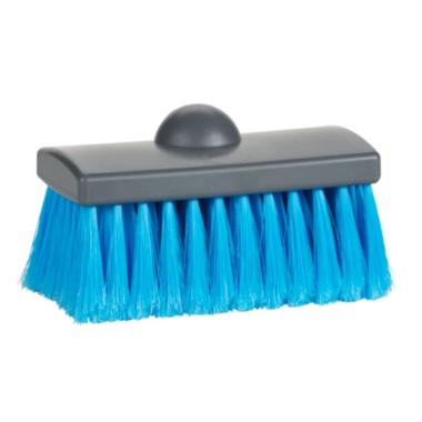 Vaskebørste Vikan blød/spaltet 150mm RPP med vandgennemløb blå,1 stk