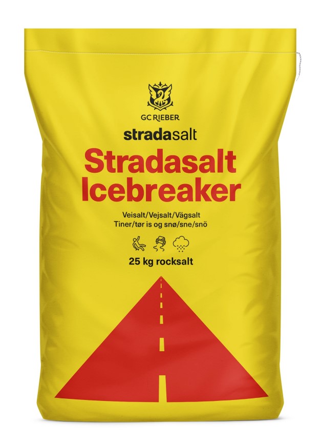 Vejsalt Stradasalt 25kg 1 sæk,25 kg/sack