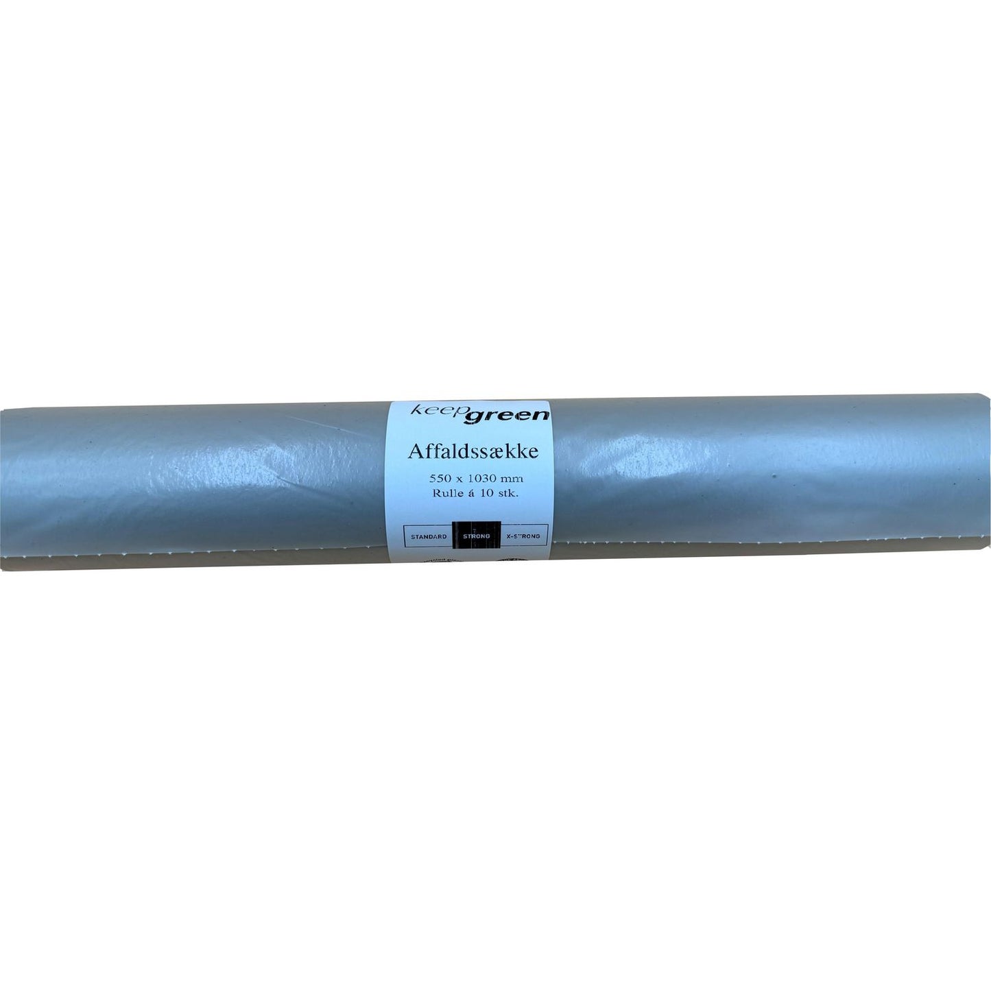 Sæk KeepGreen 60ltr B550xL1030mm 55my Strong Transparent,20 rl x 10 stk x 1 stk/krt