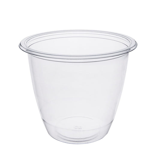 Bæger DeliGreen Rund 750ml Ø129xH109mm RPET Transparent,12 ps x 42 stk/krt