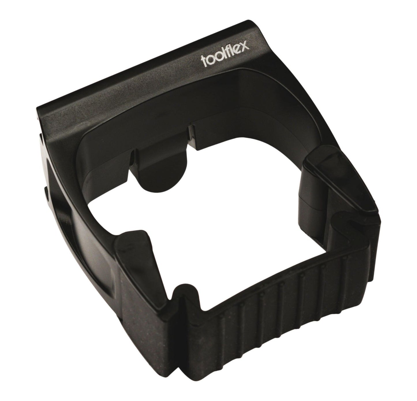Skafteholder Toolflex Motion 15-35mm plast sort til montering på skinne,1 stk