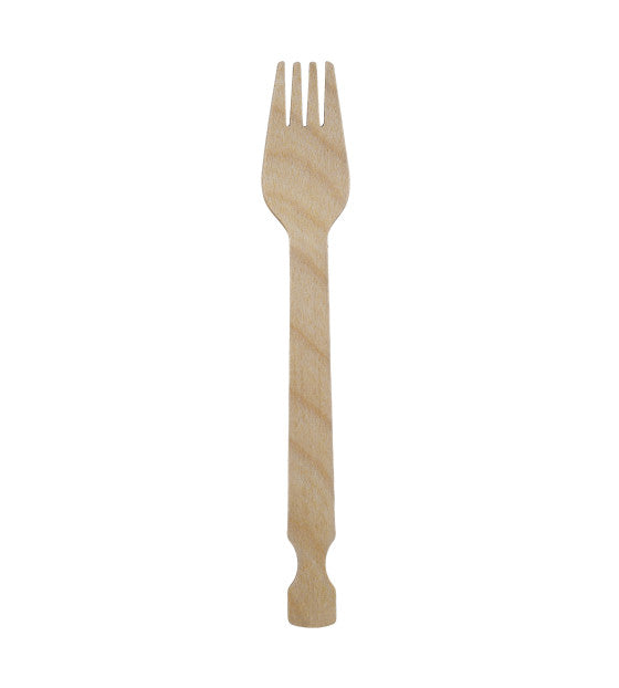 Gaffel Til Dispenser L17cm Træ Natur,100 stk/ps