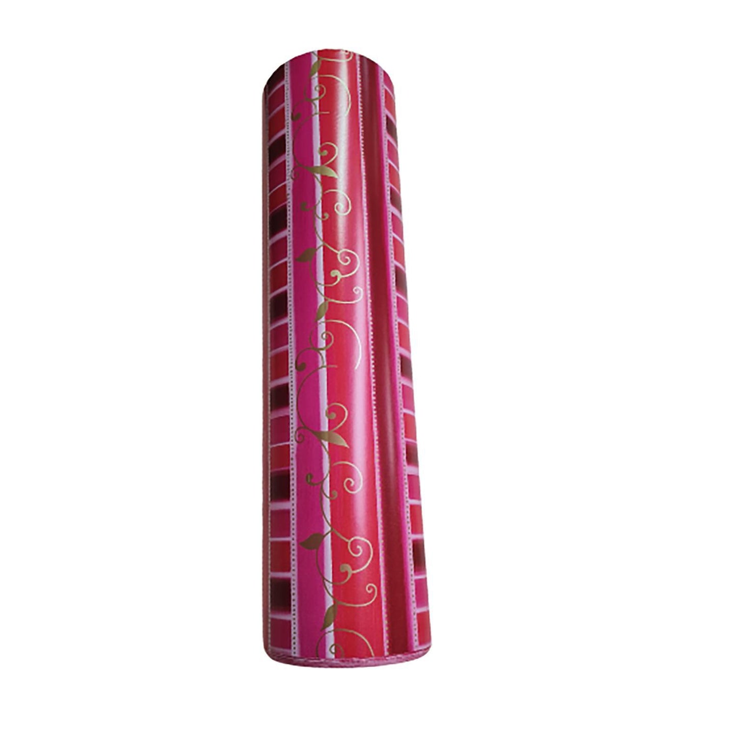 Gavepapir Moderne Striber 200 m/rl Ø15xH55cm LWC 90g rød,200 m/rl