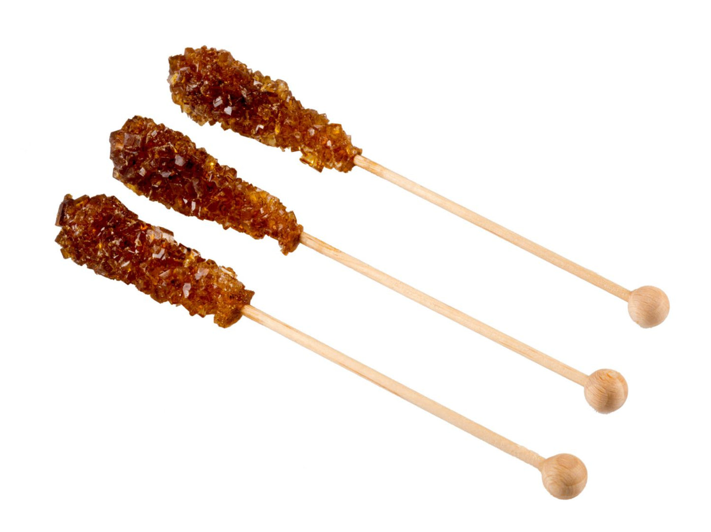 Kandispinde 16,5cm 10g Brun 100 stk,100 stk x 10 g/bk