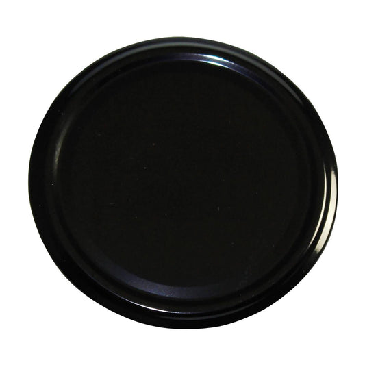 Låg til Sylteglas Ø82mm Sort,1 stk