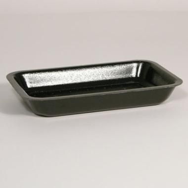 Skumbakke, sort, 218x135x24mm ( 640 stk/krt )