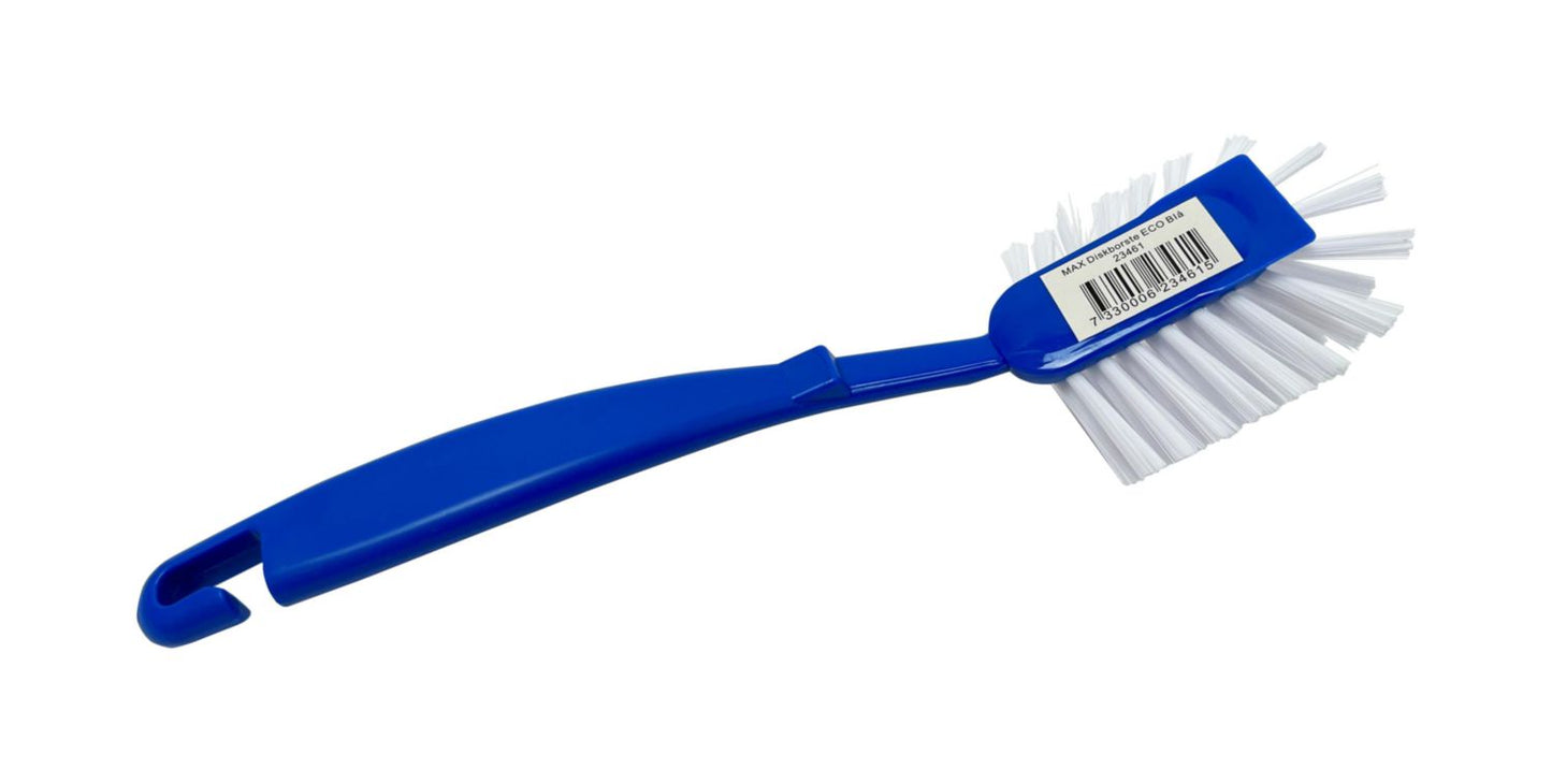 Opvaskebørste Blød/Medium Max Eco 24cm PET/RPBT med Skrabekant Blå,1 stk