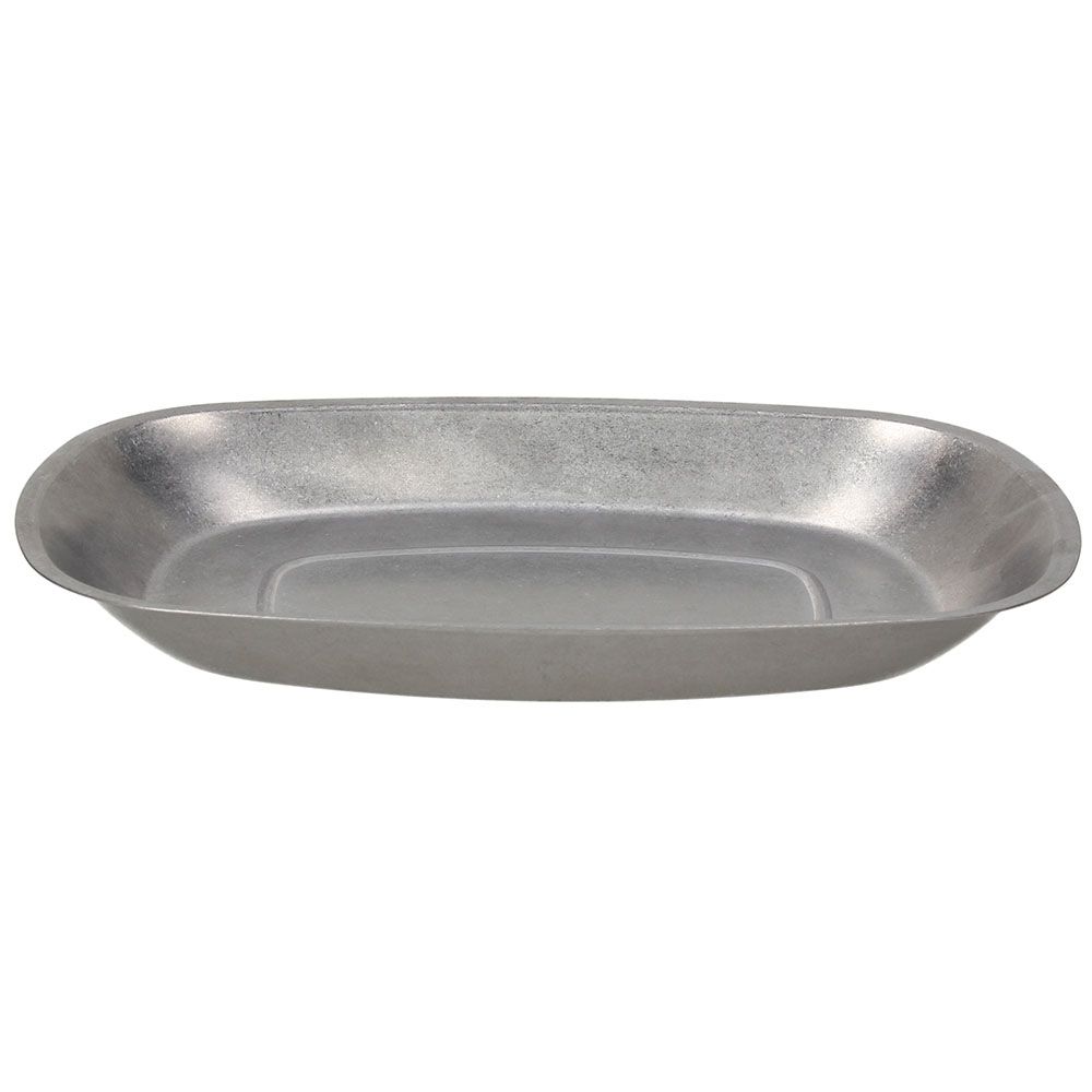 Fad Oval Tex Mex L25.5xB16.5xH2.8cm Rustfrit Stål,6 stk/pk