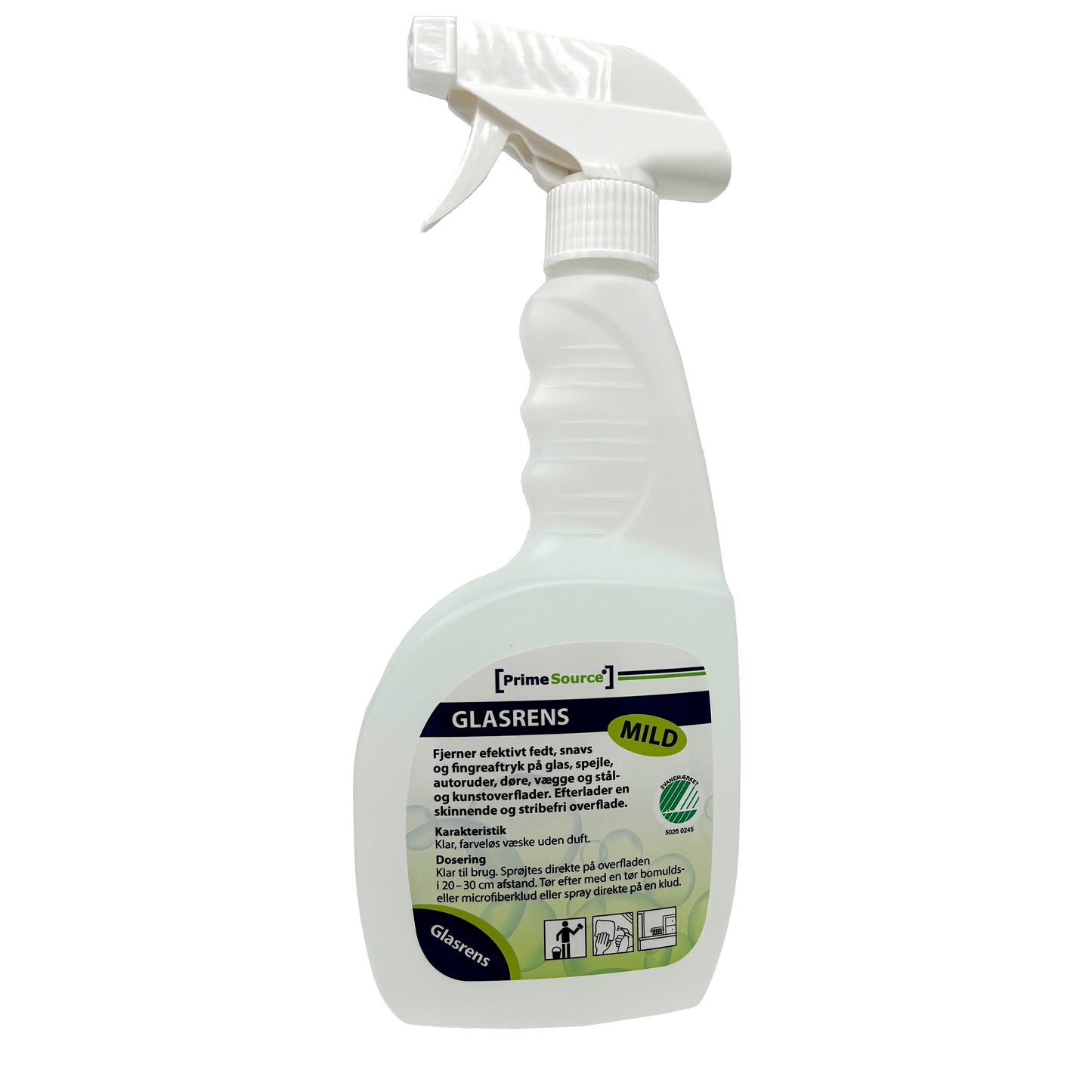 Glasrens Prime Source Mild 750ml Svanemærket uden Farve/Parfume,750 ml/fl