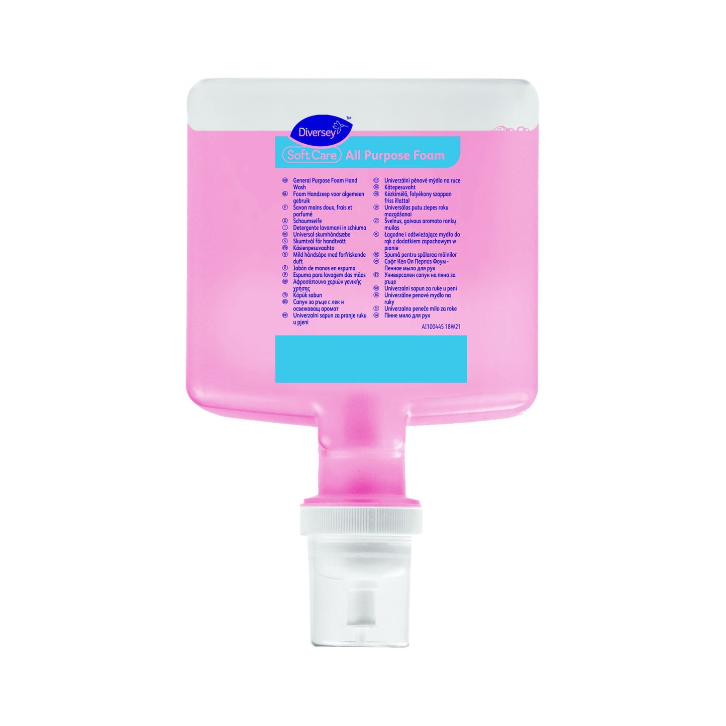 Skumsæbe Soft Care All Purpose Foam 1.3ltr med Parfume til IntelliCare dispenser,4 stk x 1.3 ltr/krt