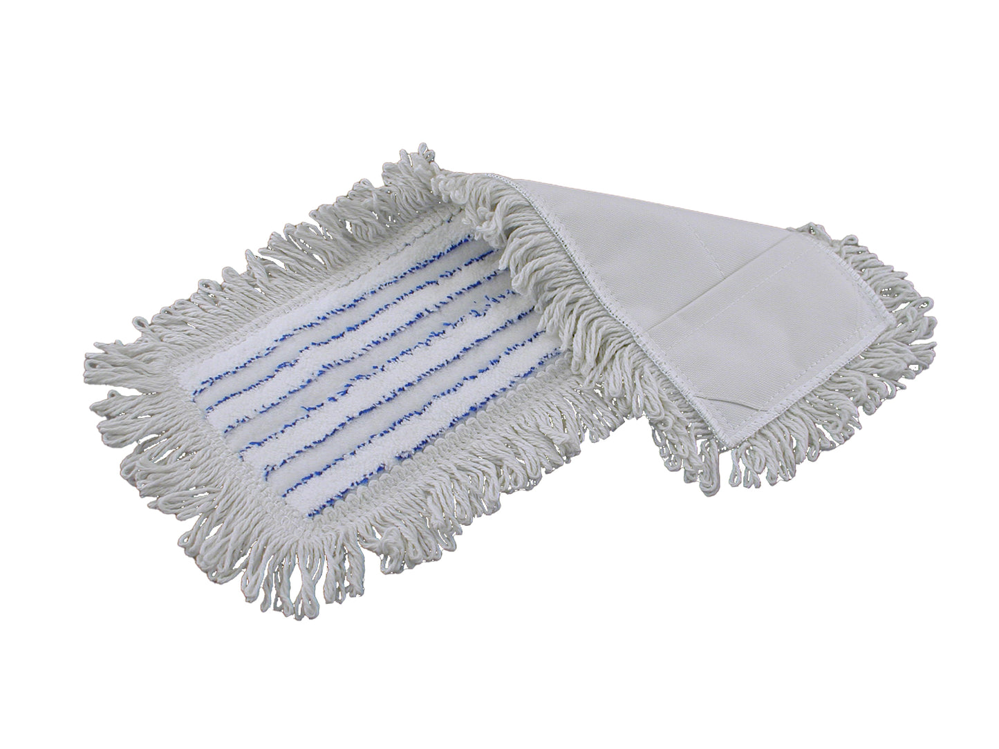 Moppe Lommer Micro 40cm Microfiber med Løkker Hvid Våd,5 stk/pk