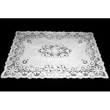 Kagepapir 32x46cm Firkantet Hvid Udstanset,500 stk/pk