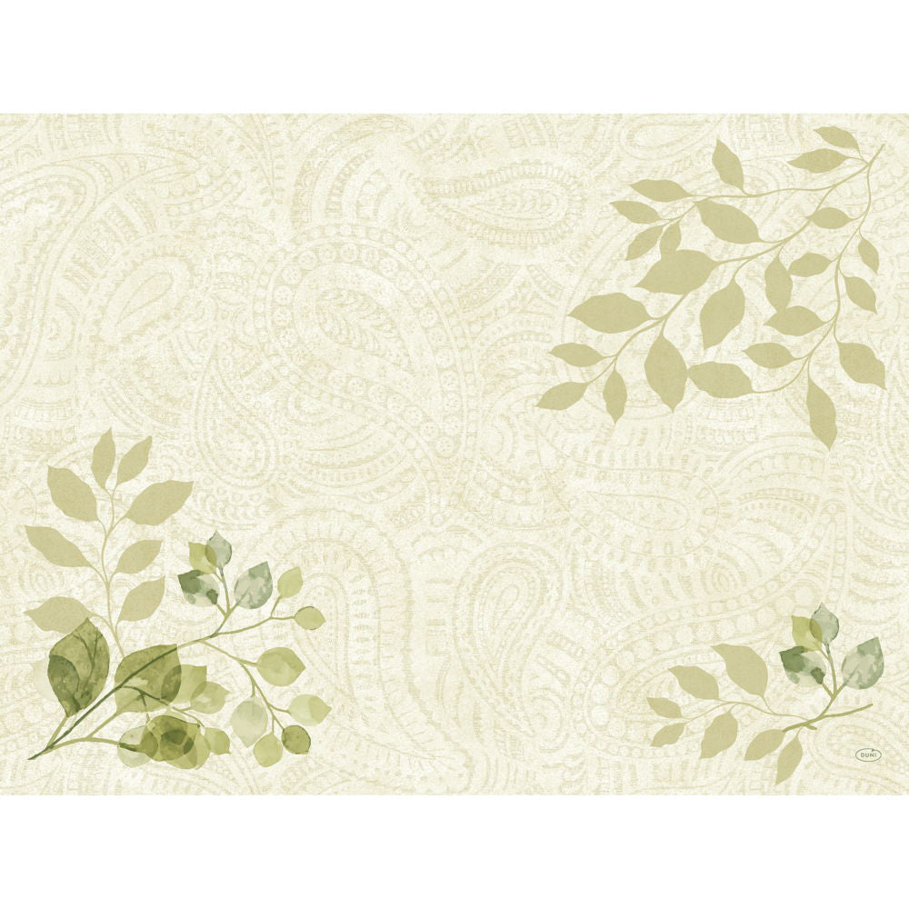 Dækkeservietter Dunicel 30x40cm Papir Paisley Leaves,100 stk/pk