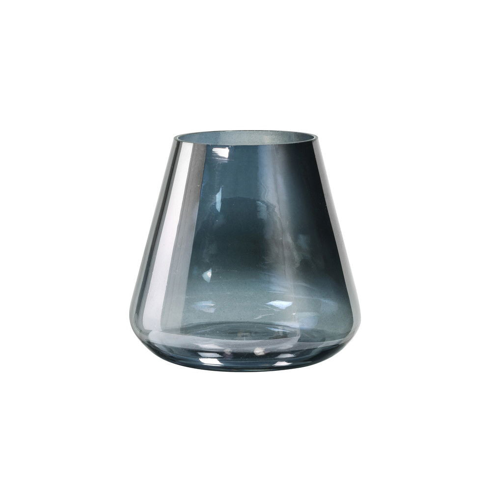 Lysestage Etna Ø11.5xH10.5cm Smokey Glass,6 stk/krt