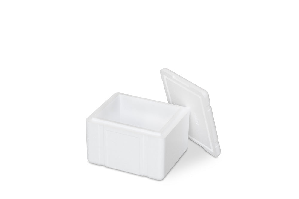 Termokasse 8Liter L31.1xB26.1xH21cm EPS Med Låg Hvid,stk
