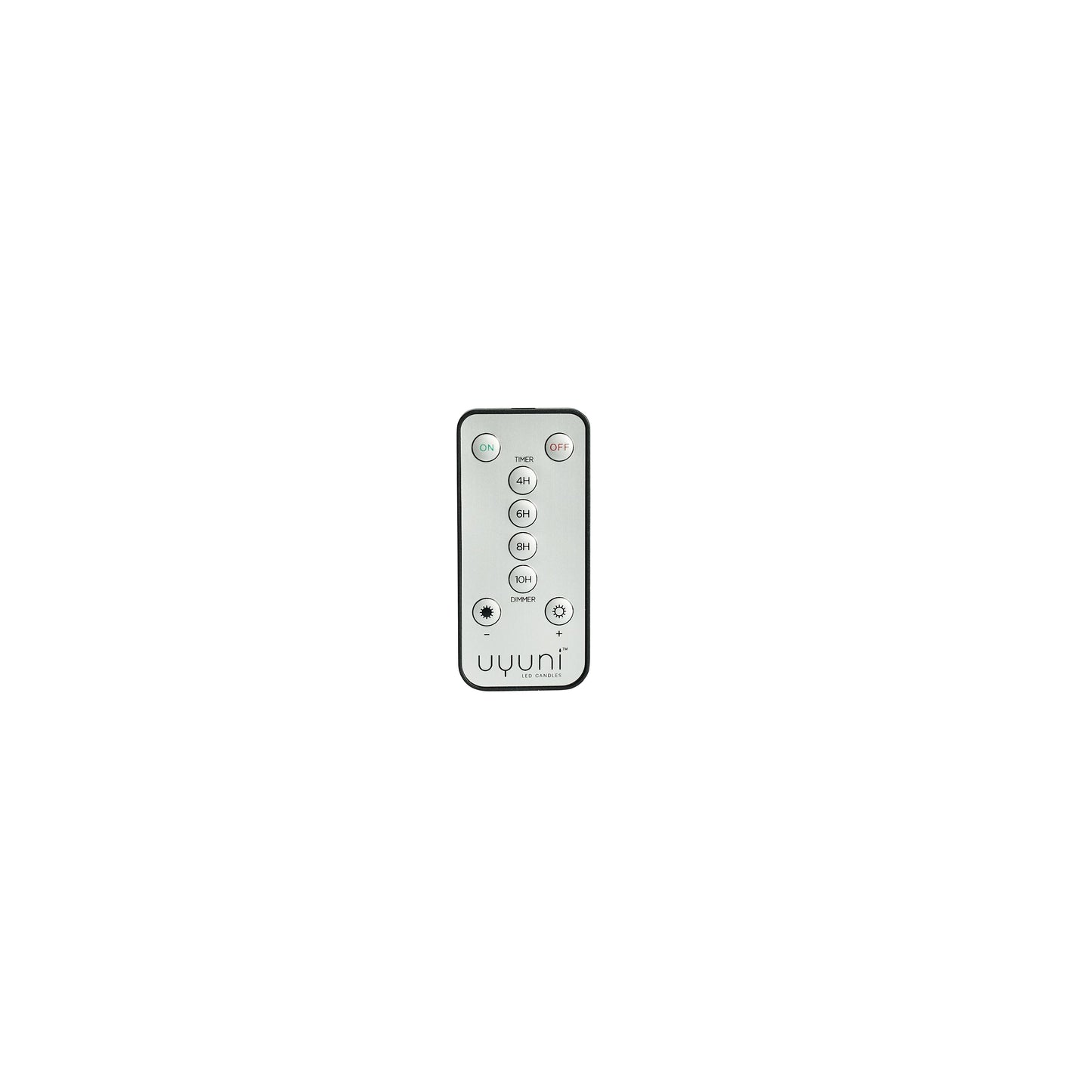 Fjernbetjening Uyuni L9xB3.9xH0.7cm Med Batteri Til LED Lys Grå,1 stk