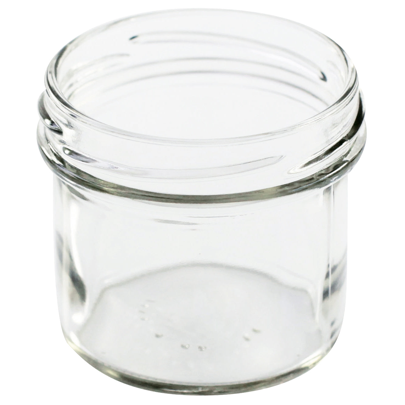 Patentglas TO-Glas Sturz 125 ml Ø66xH58mm uden låg Glas,48 stk/krt