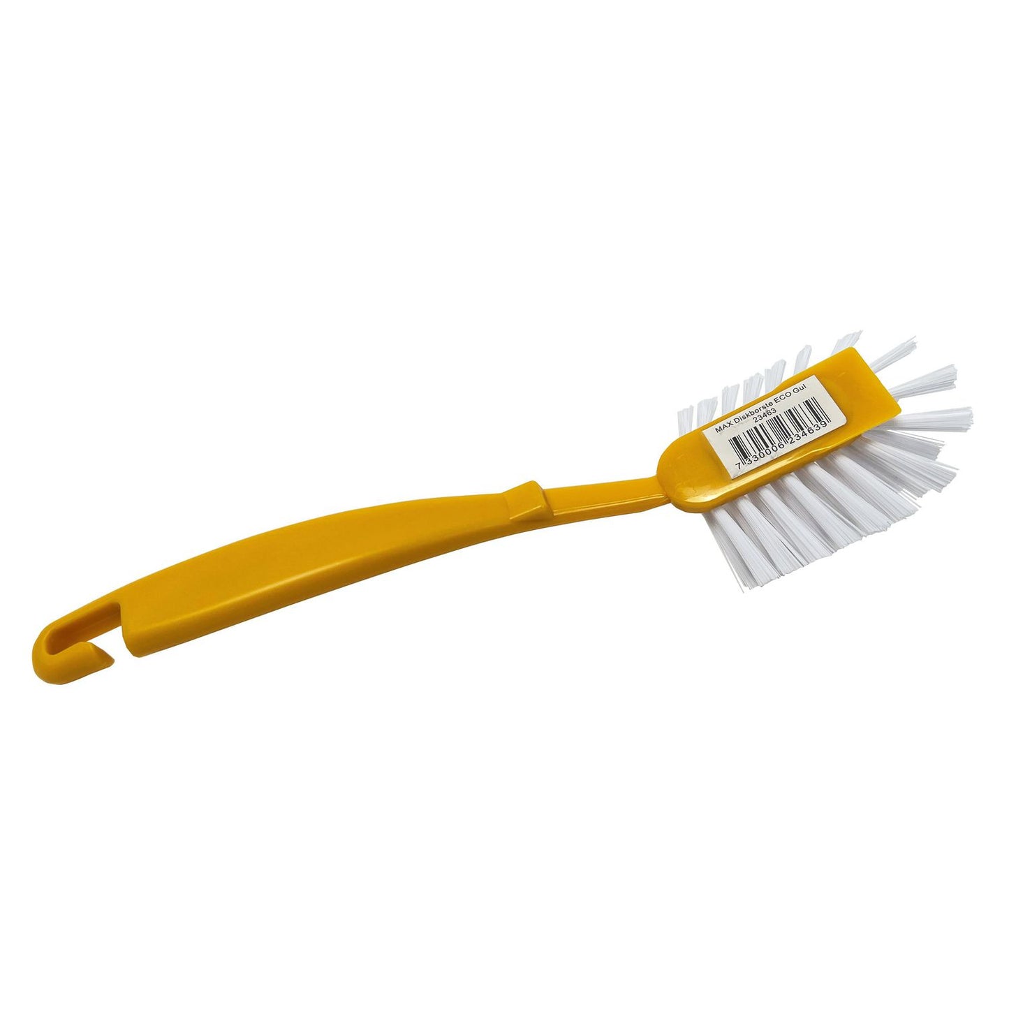 Opvaskebørste Blød/Medium Max Eco 24cm PET/RPBT med Skrabekant Gul,1 stk