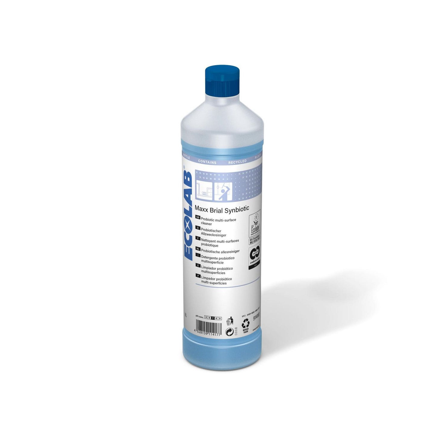 Universalrengøring Flydende Maxx Brial Synbiotic 1ltr Ecolabel til overflader,1 ltr/fl