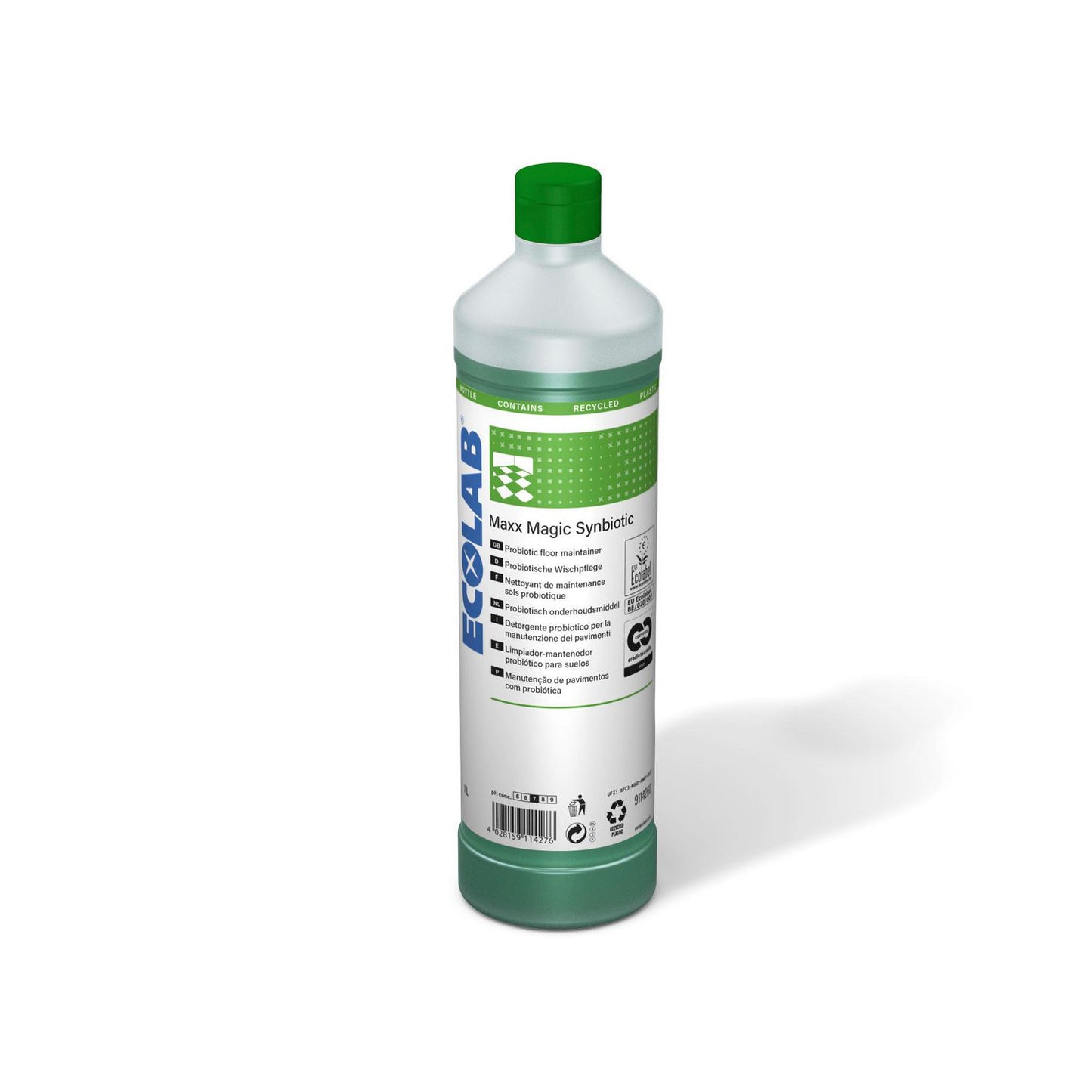 Gulvrengøring Maxx Magic Synbiotic 1ltr Ecolabel m Parf Manuel t finporede gulve,1 ltr/fl