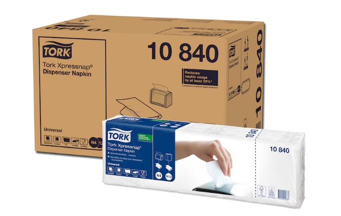 Serviet Tork Interfold N4 21.6x33cm 1-lag Hvid,1125 stk/pk