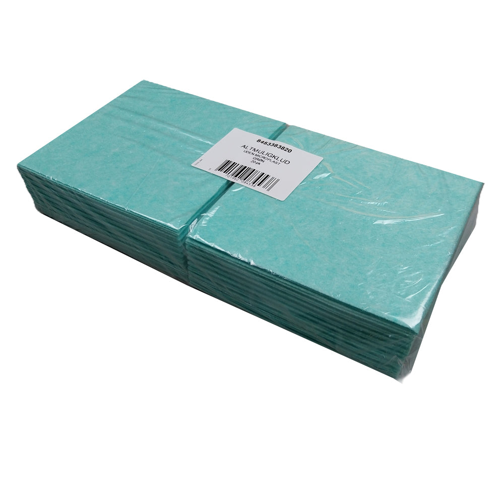Universalklud 38x38cm 150g uden Microplast Grøn,20 stk/pk