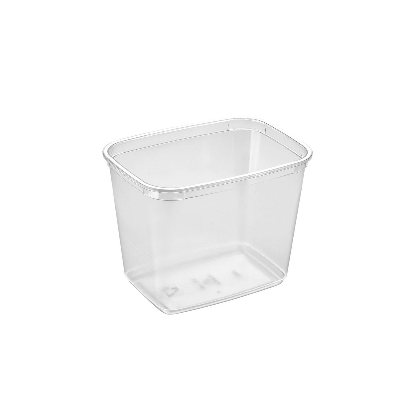 Plastbæger, 1000 ml - rektangulær, Delikatesse M68-100 ( 560 stk )
