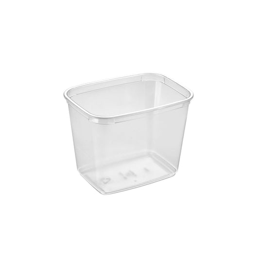 Plastbæger, 1000 ml - rektangulær, Delikatesse M68-100 ( 560 stk )