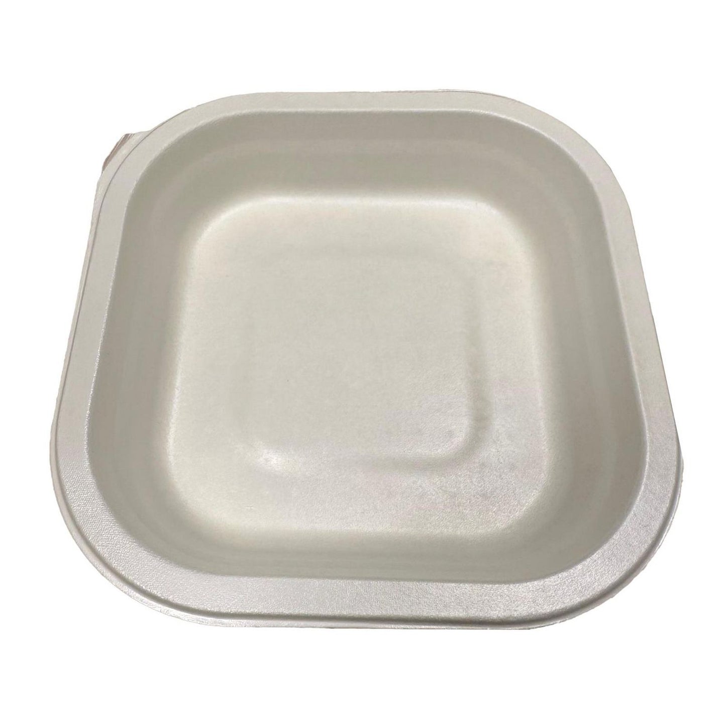 Bakke 1-Rum 672ml Square L180xB180xH36mm Pap Natur,2 ps x 100 stk/krt