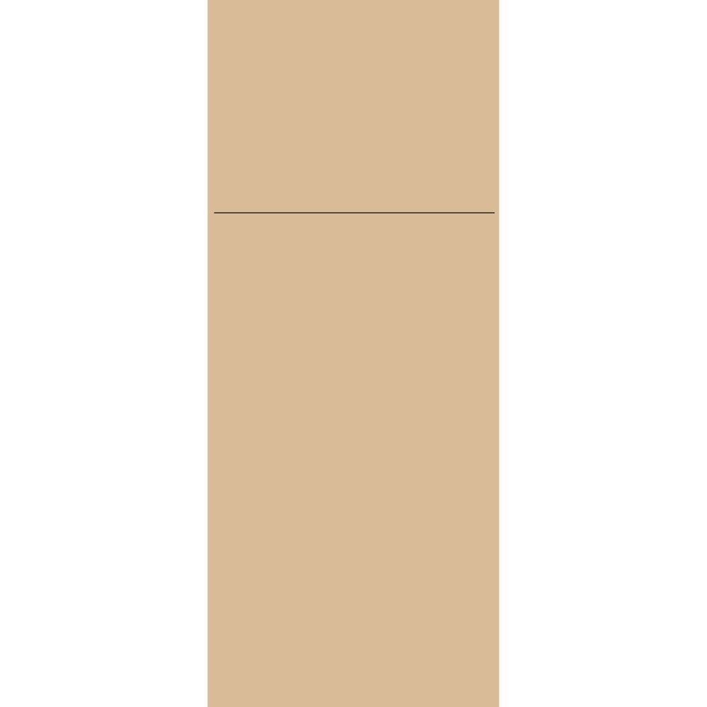Serviet Bio Duniletto Slim Natural brown 40x33cm til bestik Brun,65 stk/pk