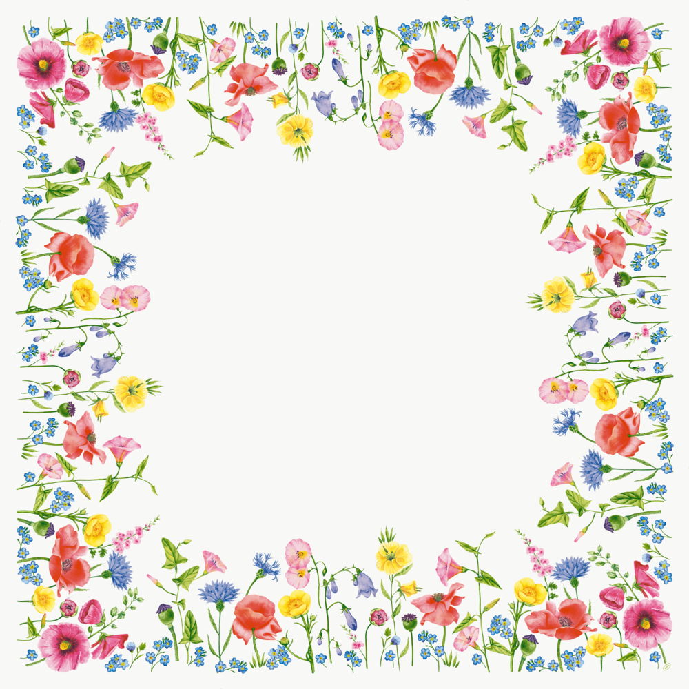 Dug stikdug Bio Dunicel Flowy Meadow 84 x 84cm Floret,20 stk/pk