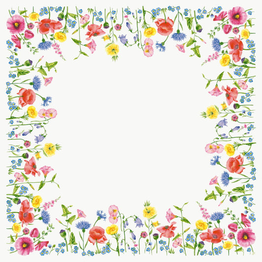 Dug stikdug Bio Dunicel Flowy Meadow 84 x 84cm Floret,20 stk/pk