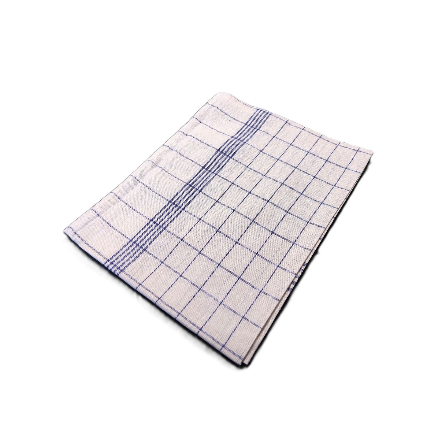 Viskestykke Light Blåternet 50x100cm Hvid/Blå,10 pk x 15 stk x 1 stk/krt