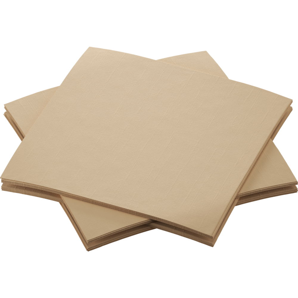 Serviet Bio Dunisoft Natural Brown 20x20cm Brun,180 stk/pk