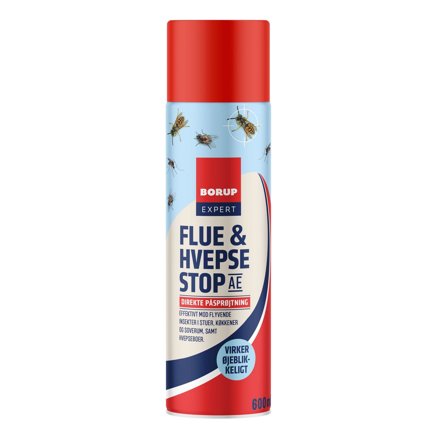 Insektbekæmpelse Spraydåse Expert Flue & Hvepse Stop 600ml Indendørs brug,600 ml/ds