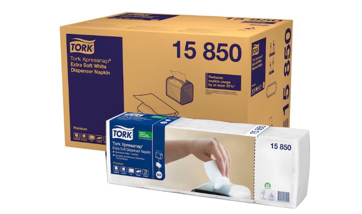 Serviet Tork Interfold N4 21.3x16.5cm 2-lag Hvid,1000 stk/pk