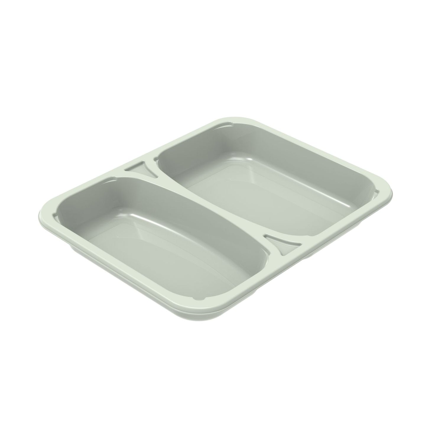 Bakke 2-rum C 2227-2L rektangulær 227X178X29mm 770ml CPET Evolve,348 stk/krt