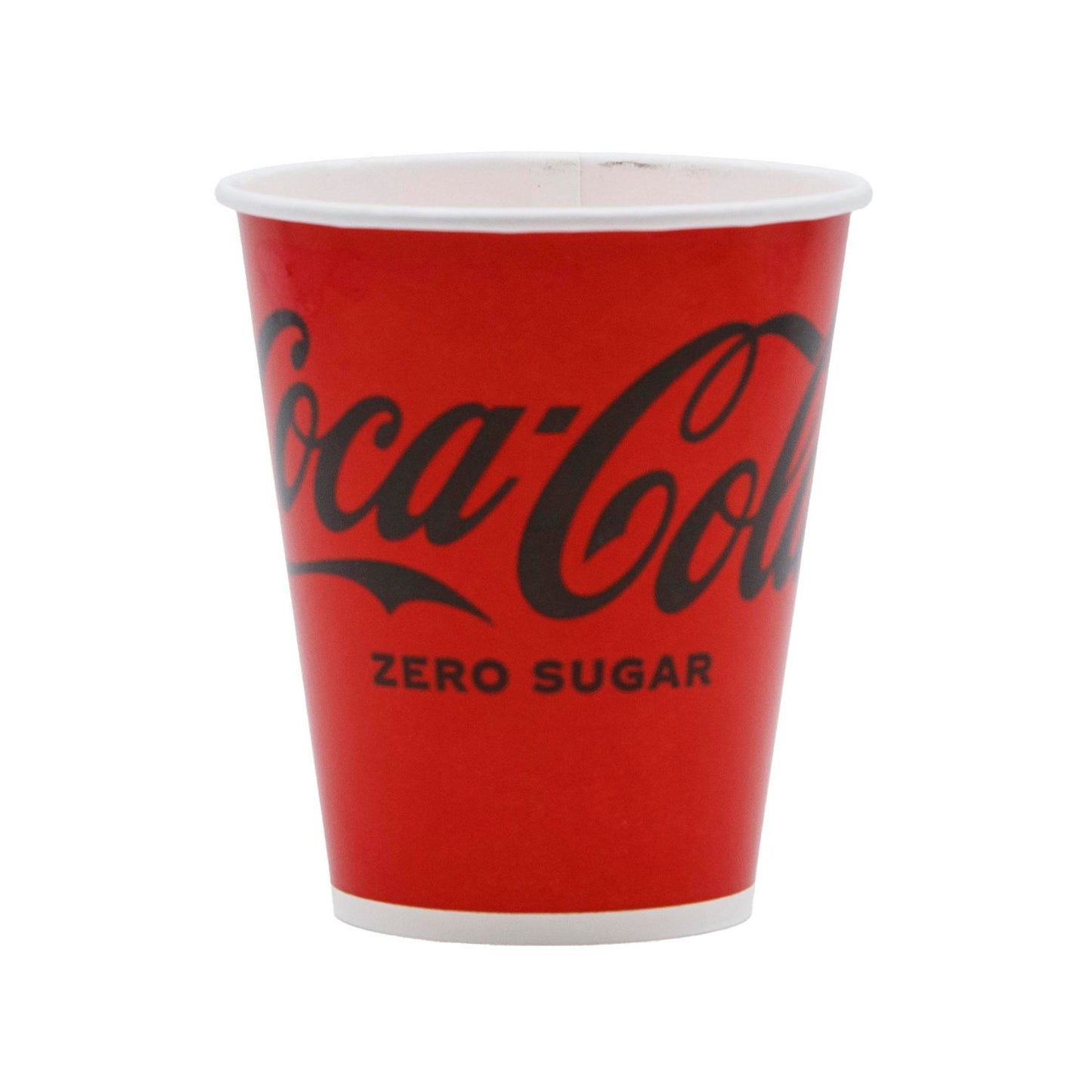 Papbæger 30 cl Coca Cola Ø90xH120mm Kolddriksbæger Papir/PE,50 stk x 1 stk/ps