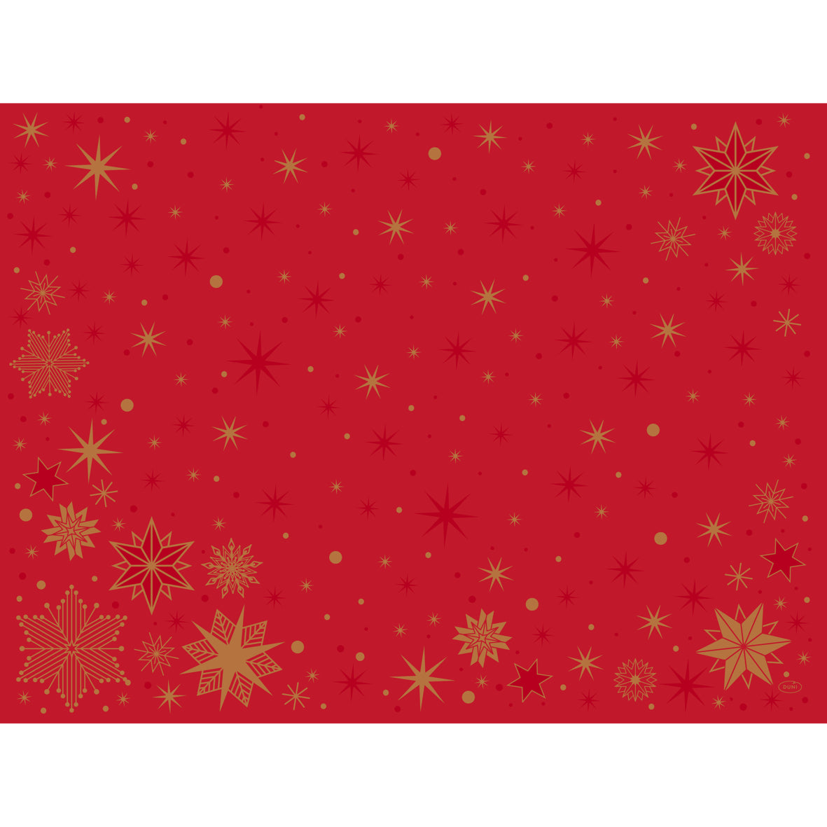 Dækkeserviet Bio Dunicel 30 x 40cm Stargazing Red,100 stk x 1 stk/pk
