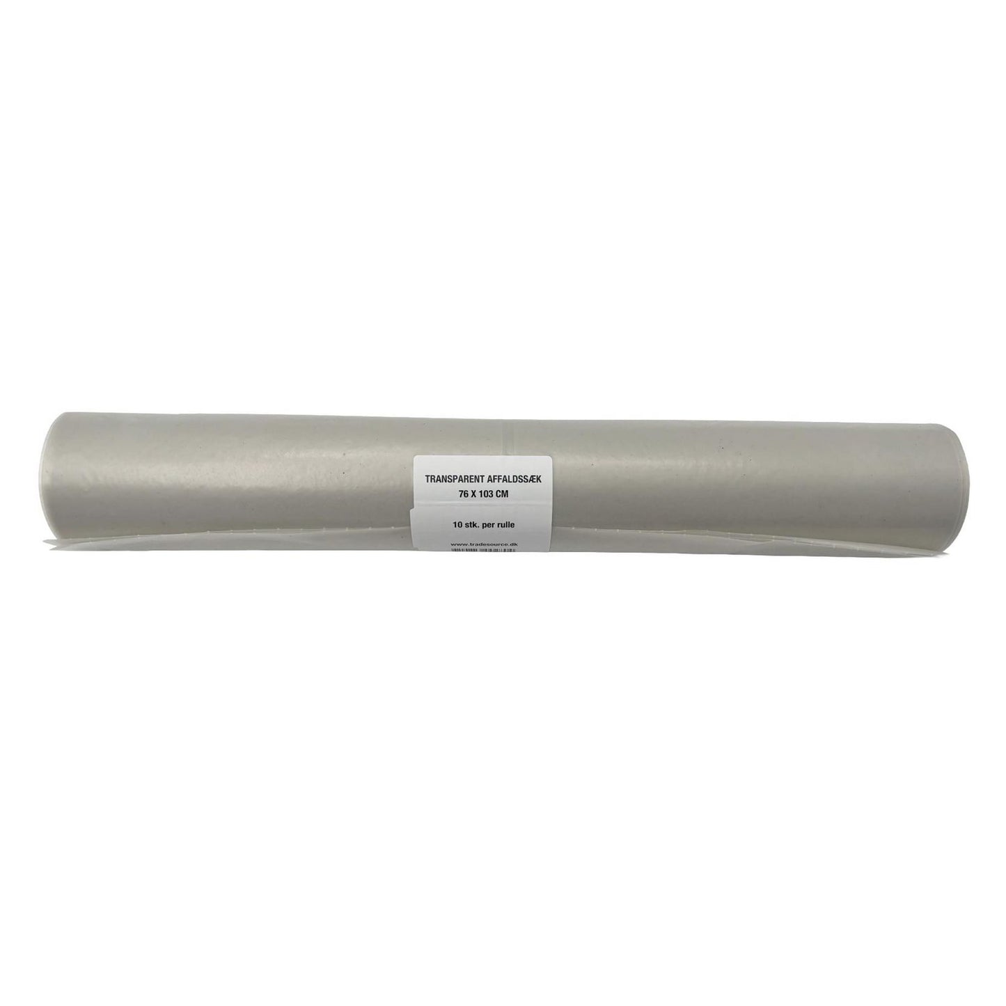Sæk 120ltr B760xL1030mm 55my Strong Transparent,15 rl x 10 stk/krt