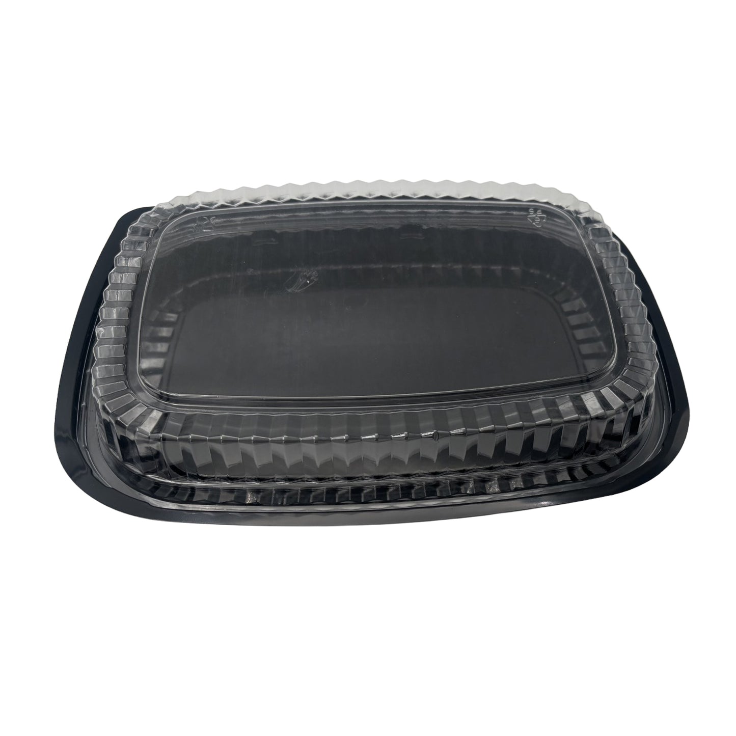Sushibakke 550 ml 258x189x57 mm PP Sort m/Højt låg Stor,8 pk x 50 stk/krt