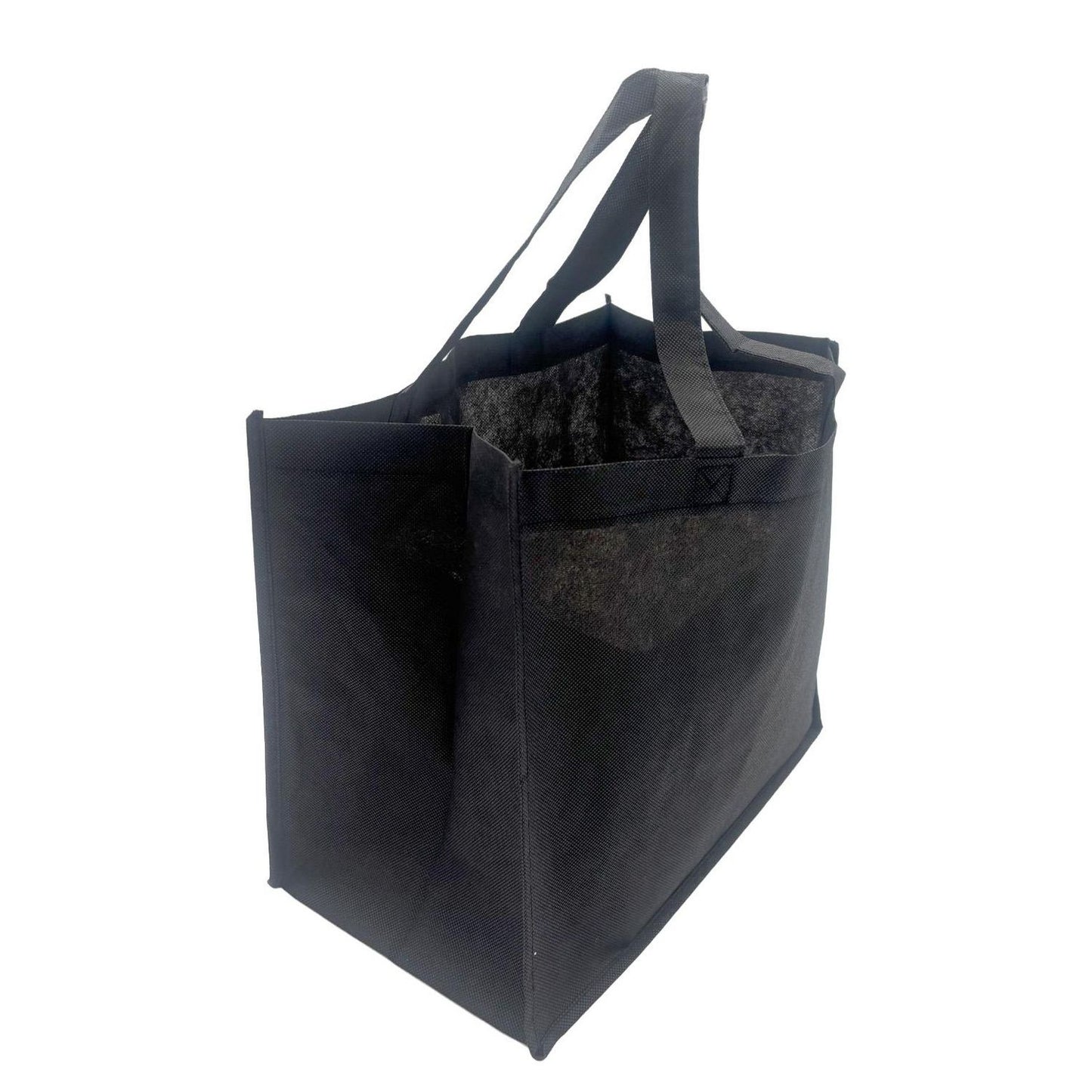 Shoppingbag 23 ltr L330xB210xH300mm Nonwoven/PP 70gr Sort,200 stk/krt