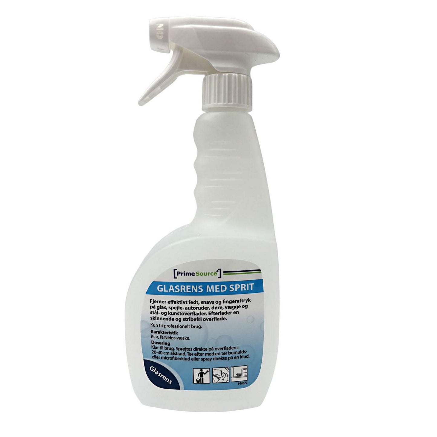 Glasrens Prime Source 750ml med Sprit uden Farve/Parfume,750 ml/fl
