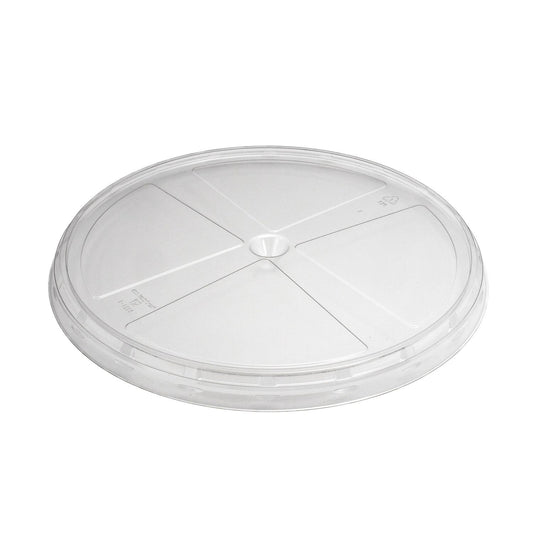 Plastlåg K5321-1 Ø330x22,7mm Lav model APET til Ø321 Pizza/Tapas bakker Klar,120 stk/krt