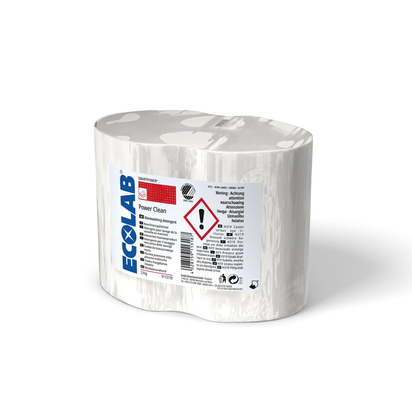 Maskinopvask Anlæg Fast SMARTPOWER Clean 2.9kg Svanemærket uden Klor Blødt,4 stk x 2.9 kg/krt