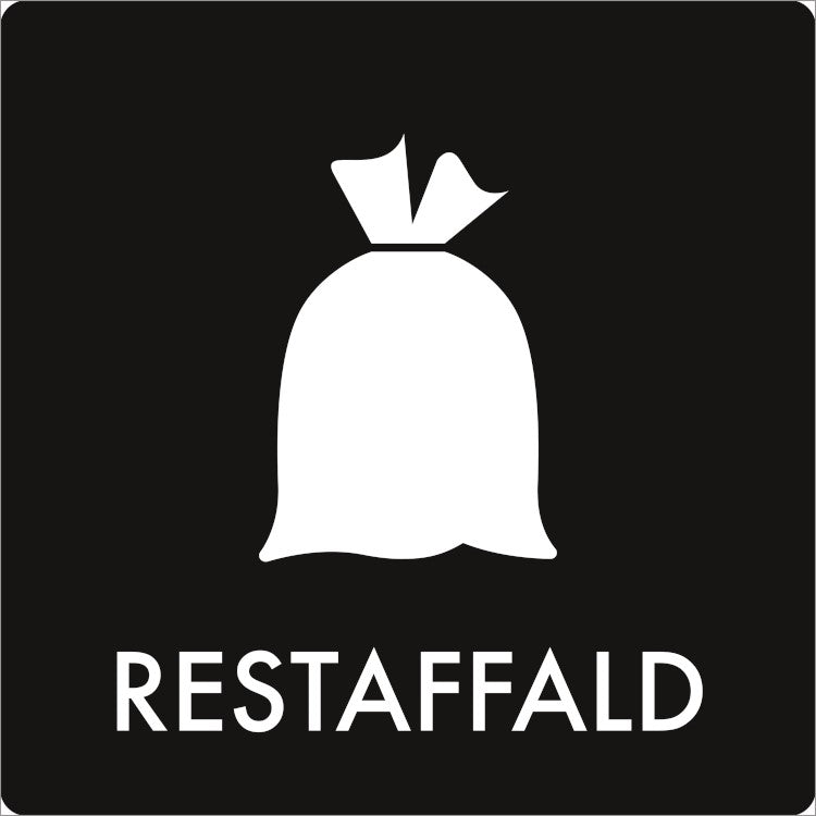 Piktogram Restaffald 60x60mm,stk
